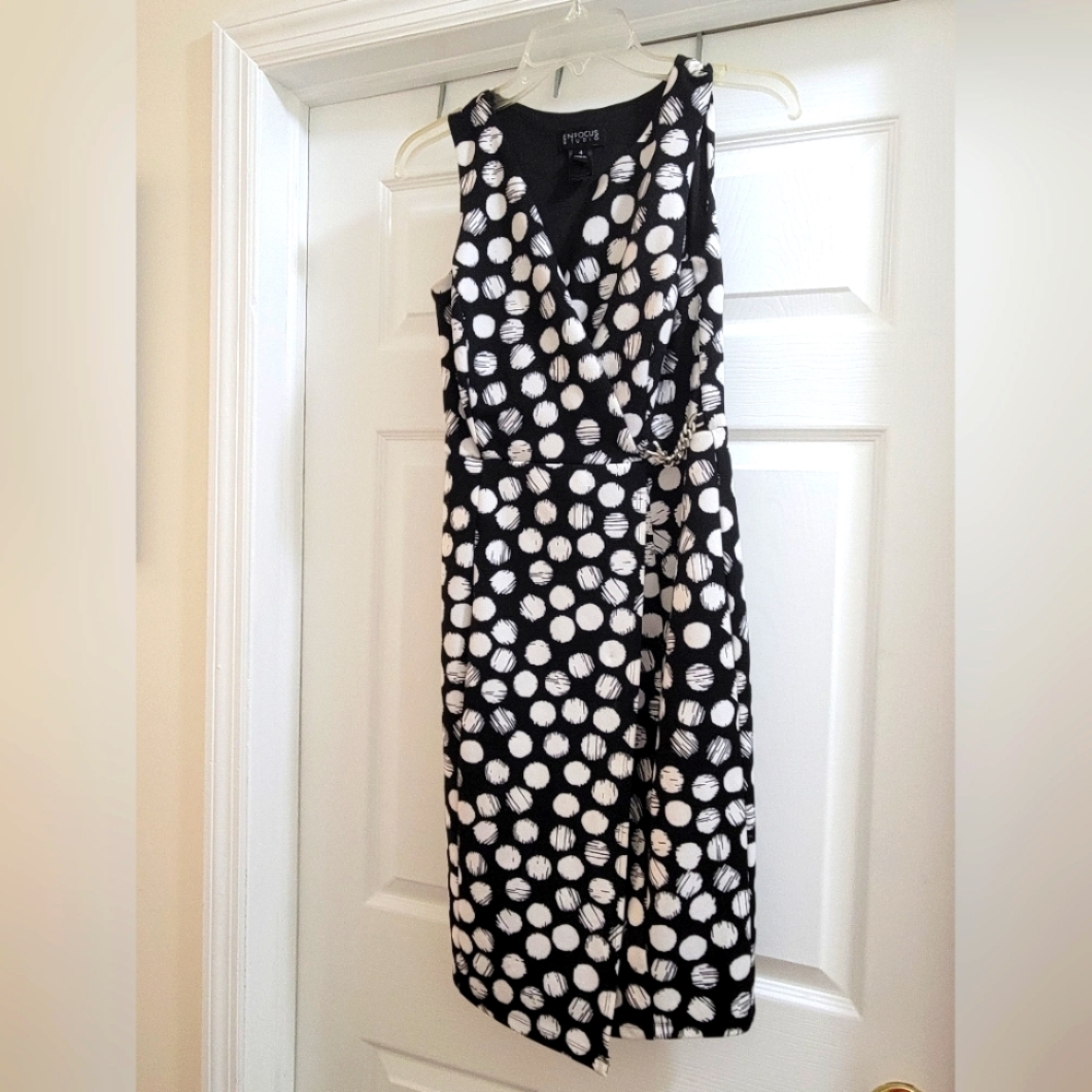 Black and White Polka Dot Dress
